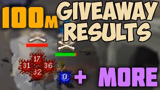100m Giveaway Results/Wildy Madness! - Pot Up Son | Oldschool Runescape 2007