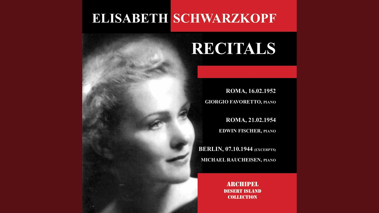 Ave Maria, Op. 52 No. 6, D. 839 (Live)