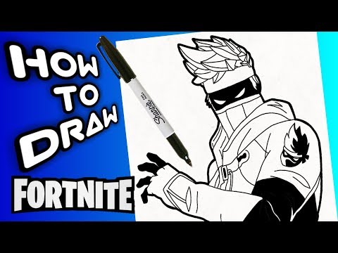 HOW TO DRAW NINJA SKIN | LEVEL MAX. | FORTNITE | FORTNITE DRAWINGS | como dibujar la skin ninja