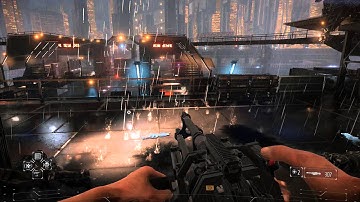 Killzone: Shadow Fall - Chap 6 The Agent: Defend Echo, Attack Walkers, Control ATACs, Minigun Action