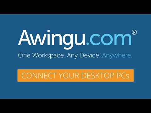 Technical video: access remote desktops with Awingu