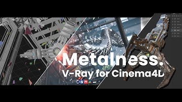 V-Ray for Cinema 4D - Metalness workflow and Post-production in DaVinci Resolve.