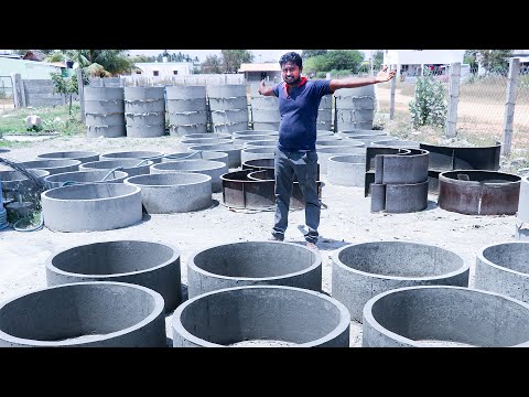 Making Septic Tank Ring | Round Cement Ring | 3 Feat Concrete Ring - $8 / Piece