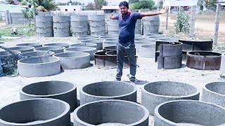Making Septic Tank Ring | Round Cement Ring | 3 Feat Concrete Ring - $8 / Piece