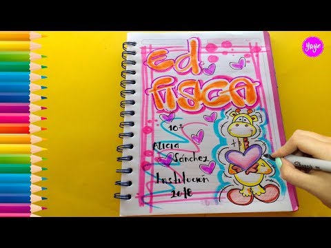 IDEAS PARA MARCAR CUADERNOS- Regreso a clase - Cómo marcar cuaderno de ...