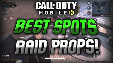 Call of Duty Mobile: ALL BEST PROP HUNT GLITCHES/SPOTS ON RAID (CODM Season 5 Multiplayer Glitches)