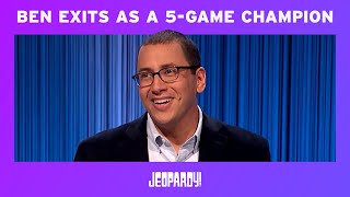 It's Nice to be Ben | Winners Circle | Jeopardy!