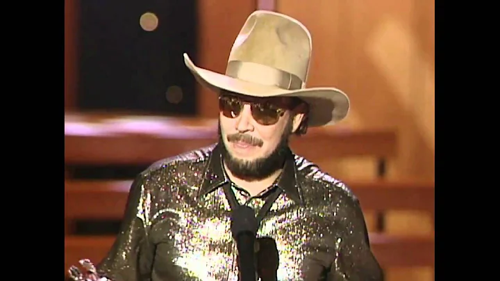Hank Williams Jr Wins Entertainer of the Year - ACM Awards 1988