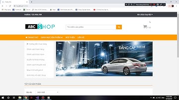 Full website bán hàng đồ án ASP.NET Core