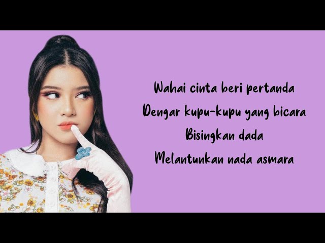 Kupu Kupu - Tiara Andini | Lirik Lagu ~ Wahai cinta beri pertanda dengar kupu kupu yang bicara... class=