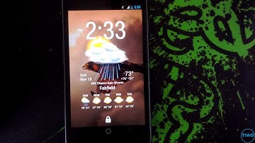 Android 4.2  lock screen third party widgets review