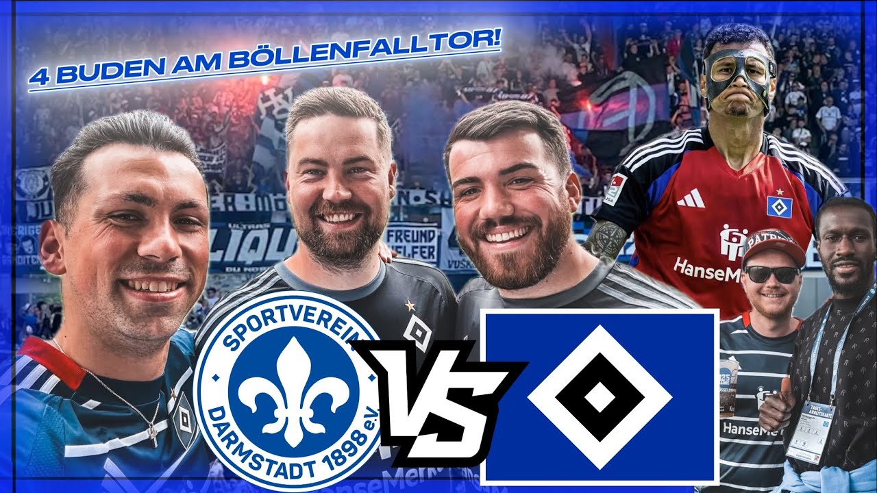 JETZT GEHEN WIR HOCH 🚀 PURE EMOTIONEN BEIM SIEG AM BÖLLENFALLTOR 🥹 SV Darmstadt vs HSV Stadionvlog 🔥