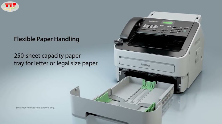 Hướng dẫn cách fax trên máy in brother