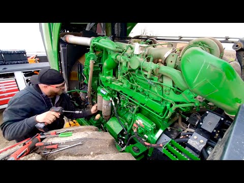 Keeping that Green Iron moving! Service calls on John Deere tractors