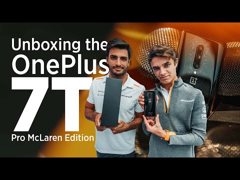 Carlos Sainz and Lando Norris Unbox the OnePlus 7T Pro McLaren Edition