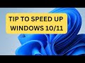 Run Your Windows Faster Using this Simple Tip | Boost PC Performance 2025
