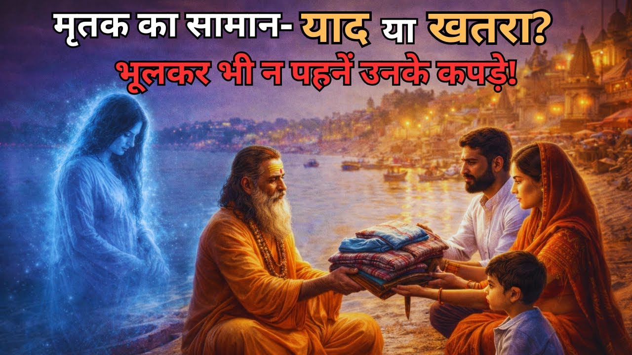 मृत्यु के बाद मृतक के सामान का क्या करना चाहिए? | दान, विसर्जन या विनाश | Garud Puran