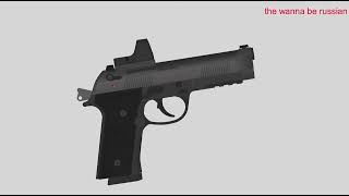 beretta 92x animation | sticknodes |