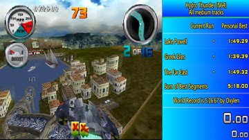 [Old WR] Hydro Thunder (N64) Speedrun [1:38.73] - Greek Isles - New PB (6/26/18)