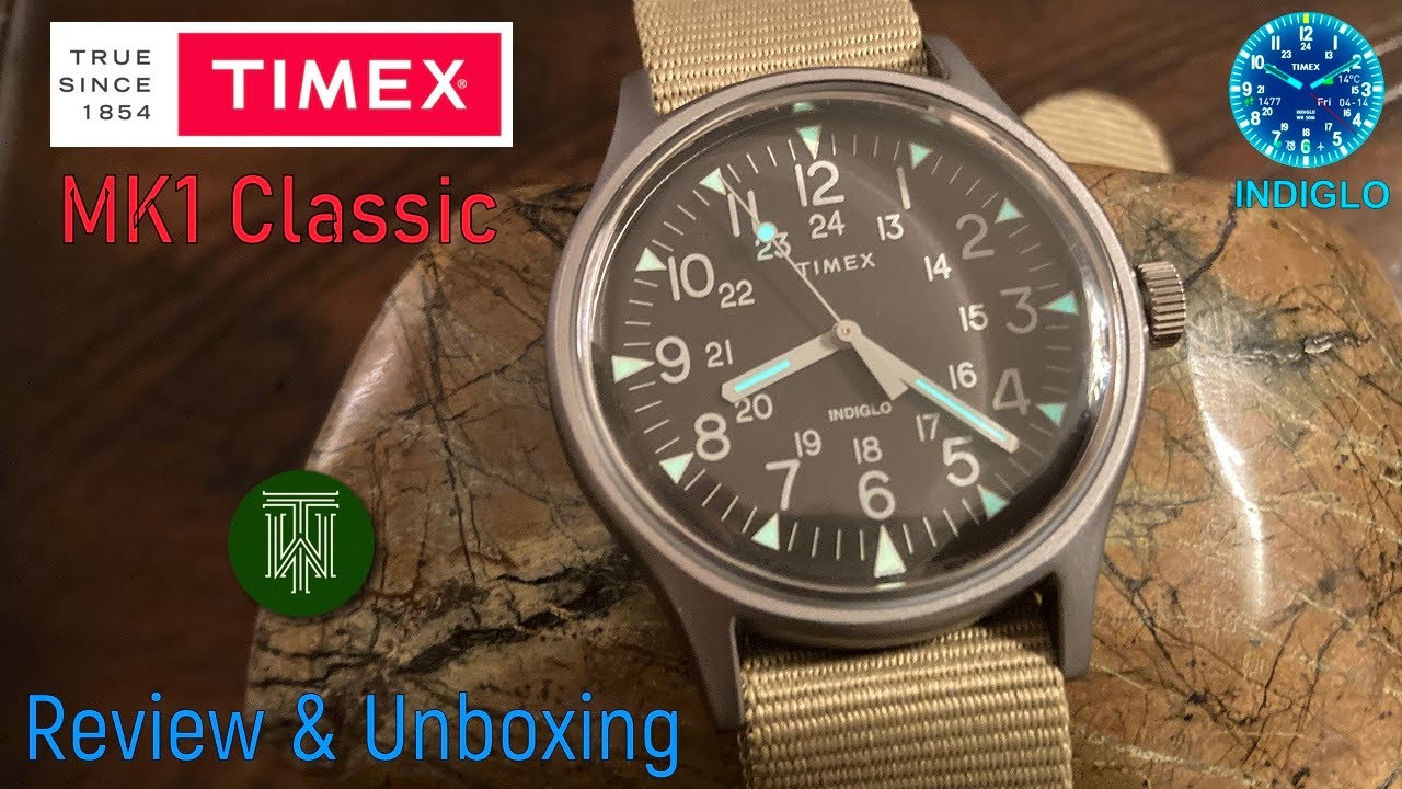 TIMEX MK1 クロノ TW2T10700 レビュー】 ☆ドーム型風防 ☆ミリタリー