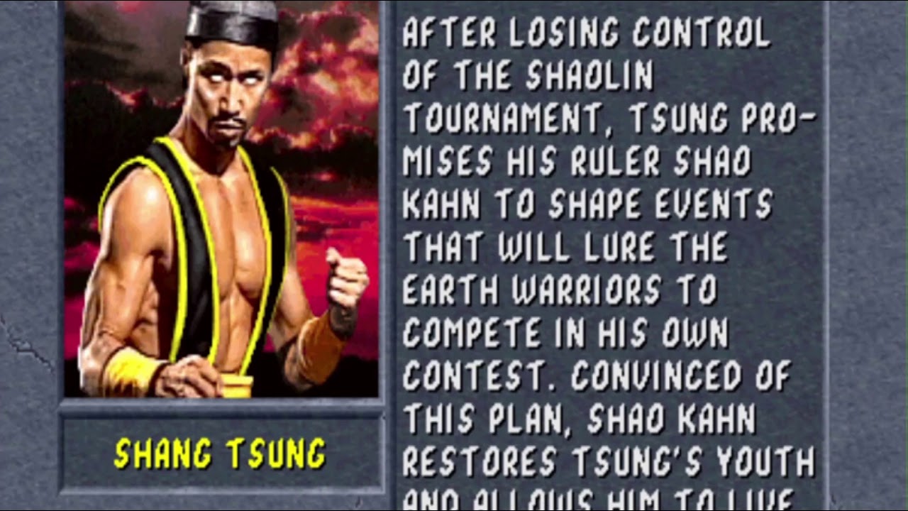 mortal kombat trilogy x shang tsung