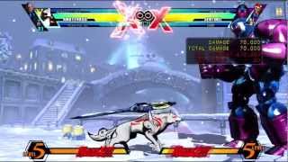Ultimate Marvel vs Capcom 3 Amaterasu X-Factor Lvl 3 Infinite Loop