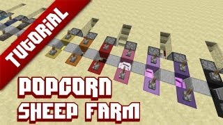 Minecraft Tutorial: Popcorn Sheep Farm