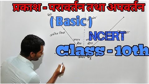 प्रकाश - परावर्तन तथा अपवर्तन ll Light - Reflection and Refraction ll NCERT class 10th chapter 10