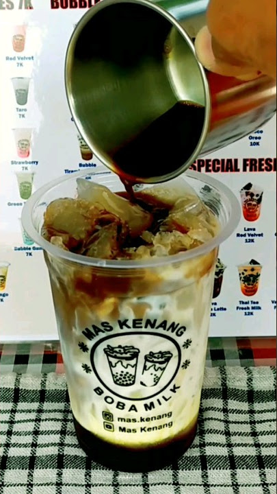 simpel banget, resep es kopi gula aren untuk jualan #shorts