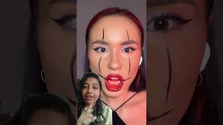 ⚠️SFX MAKEUP👻#result#sfx#fakesituation#@kat_longoria#sfxtutorial#fakeblood#transition#halloween
