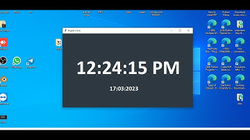 How to make a Digital Clock in Python - Sinhala Description