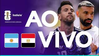 ARGENTINA X EGITO AO VIVO NA ITATIAIA | COPA DO MUNDO 2026 | OITAVAS DE FINAL