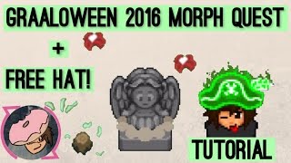 Graal Classic - Graaloween 2016 morph quest + a free hat and more! (Easy tutorial)
