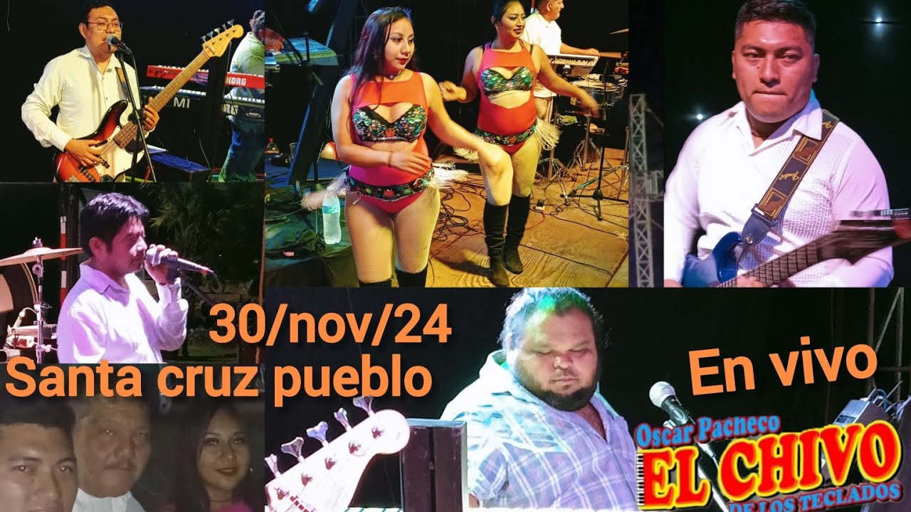 🎶EL CHIVO DE LOS TECLADOS 🎶 en vivo santa cruz pueblo Calkini camp 30nov24  suscribance y dale like