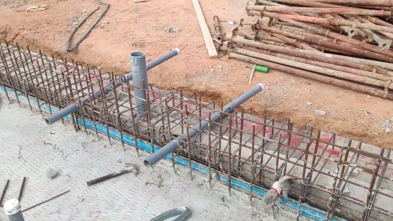 تنفيذ حمام سباحه  حجم 100م³+ حمام جاكوزى حجم 3 م³  ( الجزء الاول )