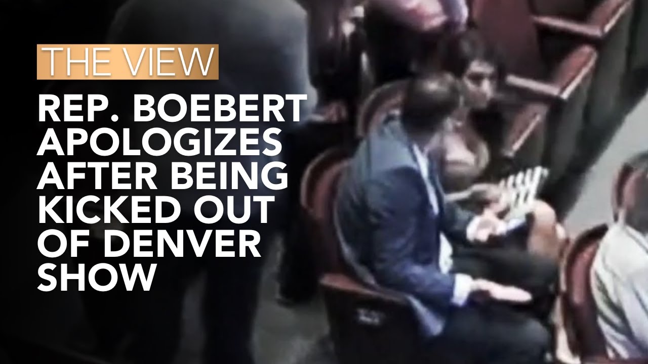 Boebert apologizes after getting kicked out of 'Beetlejuice