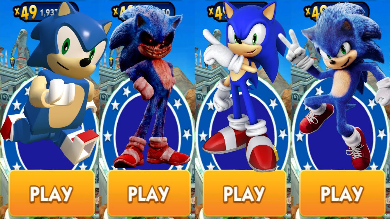 Sonic Dash - Sonic EXE vs LEGO Sonic vs Movie Sonic vs Sonic vs All ...