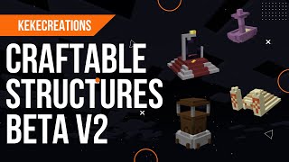 Craftable Structures - Beta V2 - Minecraft Bedrock MCPE screenshot 5