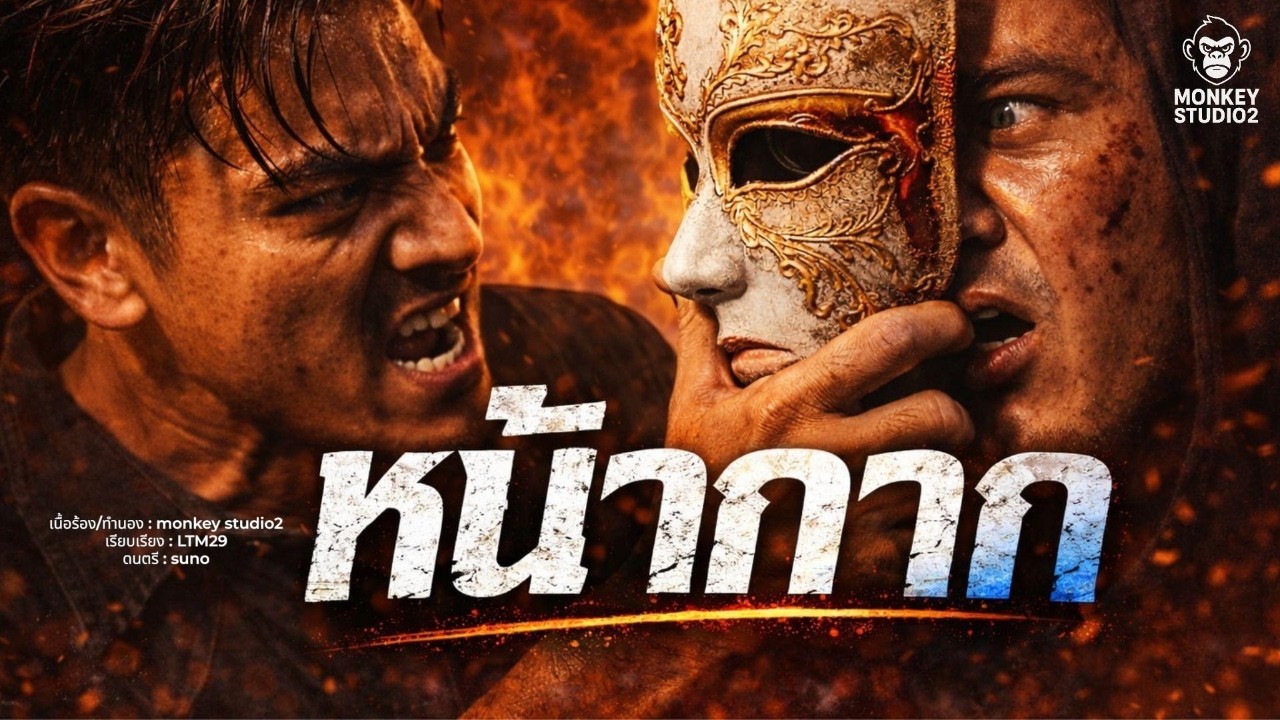 หน้ากาก | ต่อหน้ายิ้ม ลับหลังหลอก | เพลงร็อคไทย | Official Audio