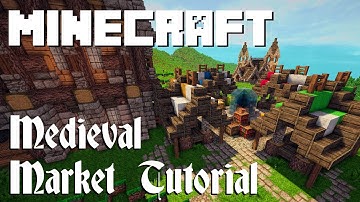 Minecraft Tutorial: Medieval Market