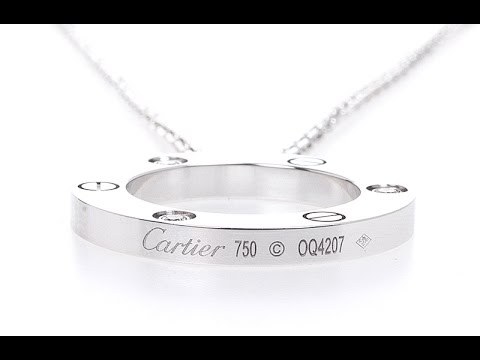 cartier love necklace youtube