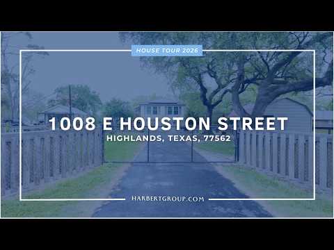 1008 E Houston Street, Highlands, TX home video tour