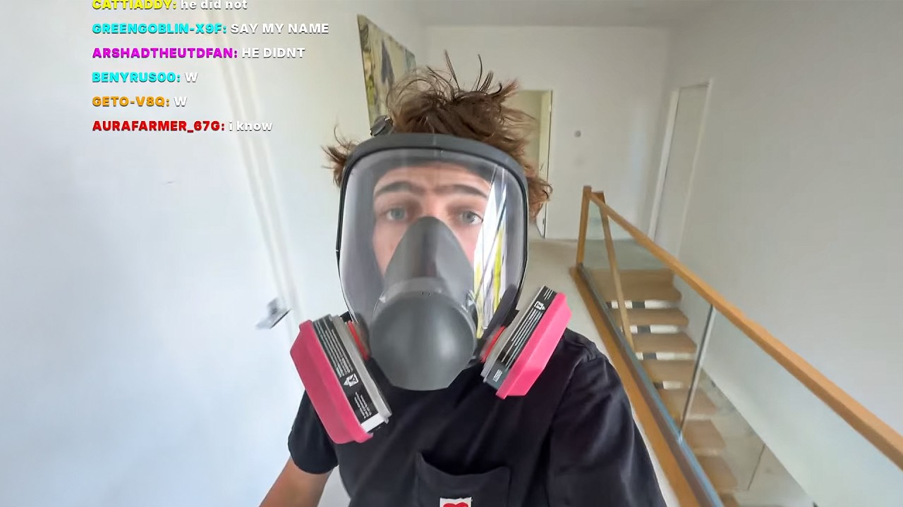 i put FART SPRAY in his room..
