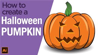 How to create a Halloween Pumpkin using Illustrator.