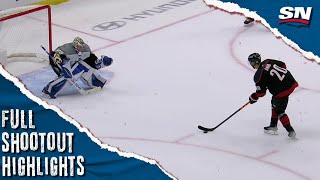 Carolina Hurricanes at Tampa Bay Lightning | FULL Shootout Highlights