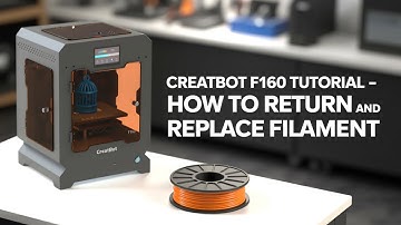 CreatBot F160 Tutorial – How to Return and Replace Filament