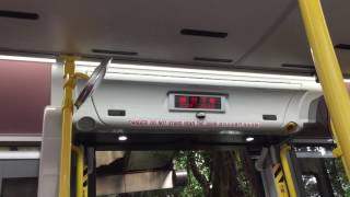 [HK] KMB ATENU836 TV6570@108 ADL E500MMC 落車門開關過程 exit doors open and close