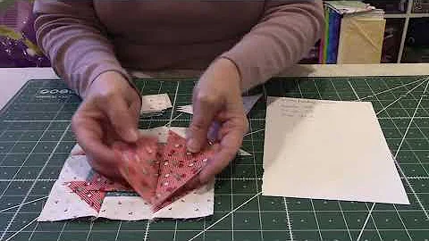 How I determine fabric size for Paper Piecing with Phyllis for Mad Moody Quilting Fabrics