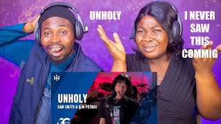 SHE WASN'T READY FOR THIS! Gigi De Lana - Unholy (Sam Smith cover) | HONEST REACTION