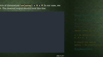 Create a Matrix of Arrays in Numpy without for Loops